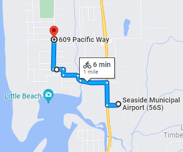Directions to Gearhart via G street and Cottage